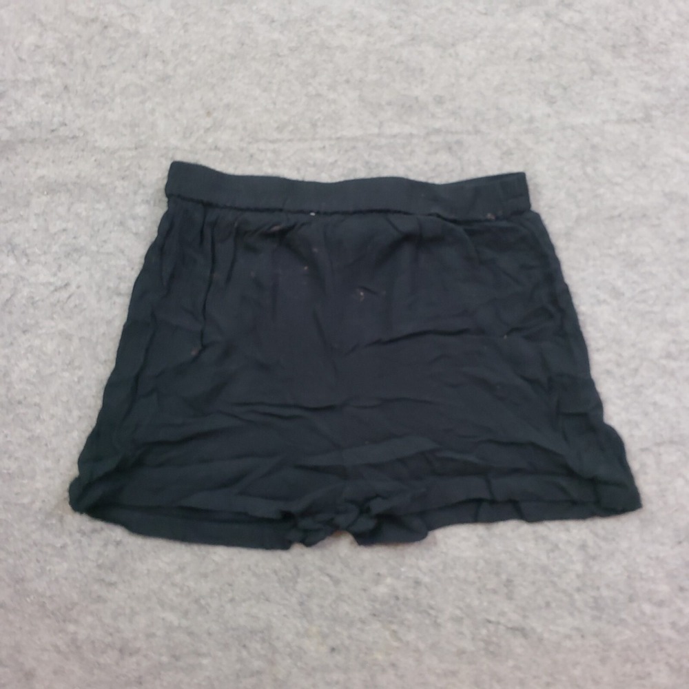 Nasty Gal Shorts Womens 4 Black Culotte High Rise Casual Loose Fit Ladies A1
